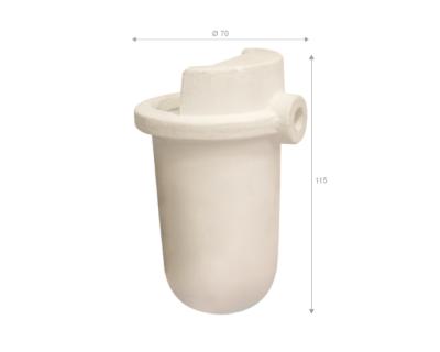 KR 130 - Crogiolo in ceramica per acciaio