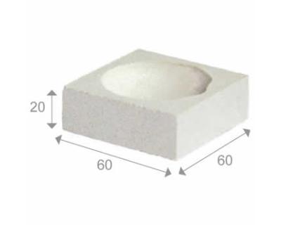 QT60 - Square ceramic crucibles - 