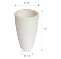 AC74 - Crogiolo in ceramica per Saggi Ceneri