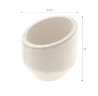 G8/C - Cup ceramic crucible