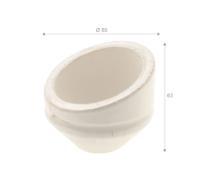 G8/A - Cup ceramic crucible