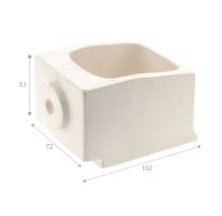 K65 - Ceramic crucible for horizontal centrifugal machine